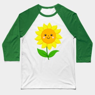 Happy Sunflower Baseball T-Shirt